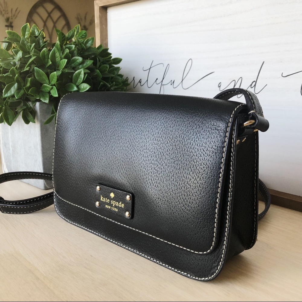 Kate Spade Black Wellesley Flynn Crossbody Bag